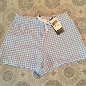 Girls Ralph Lauren Polo blue white shorts NWT sz M